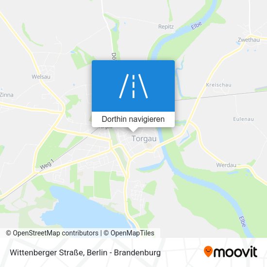 Wittenberger Straße Karte