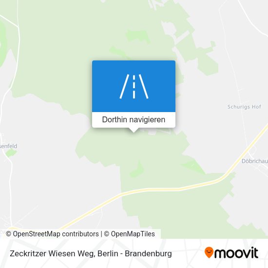 Zeckritzer Wiesen Weg Karte
