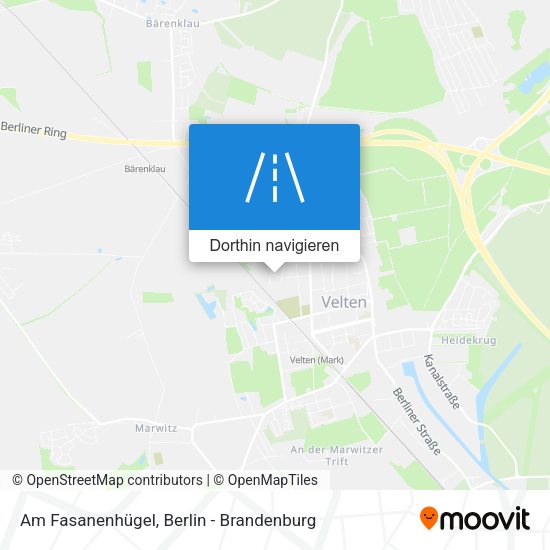 Am Fasanenhügel Karte