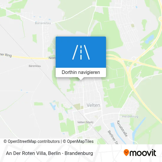 An Der Roten Villa Karte