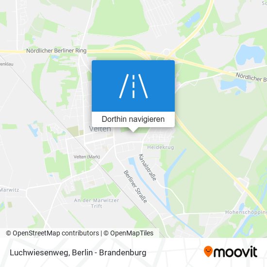 Luchwiesenweg Karte