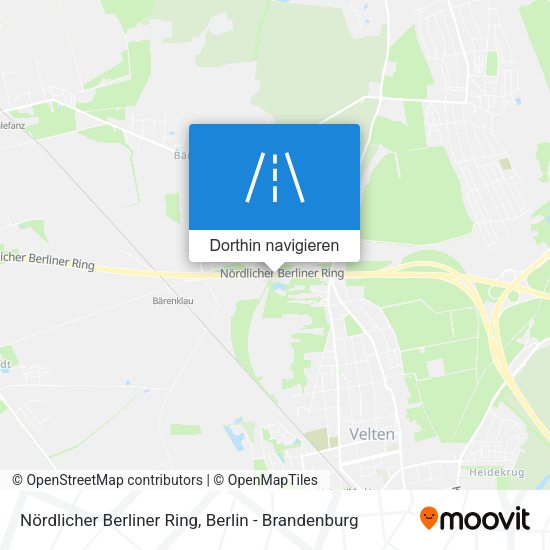 Nördlicher Berliner Ring Karte