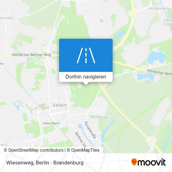 Wiesenweg Karte