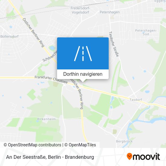 An Der Seestraße Karte