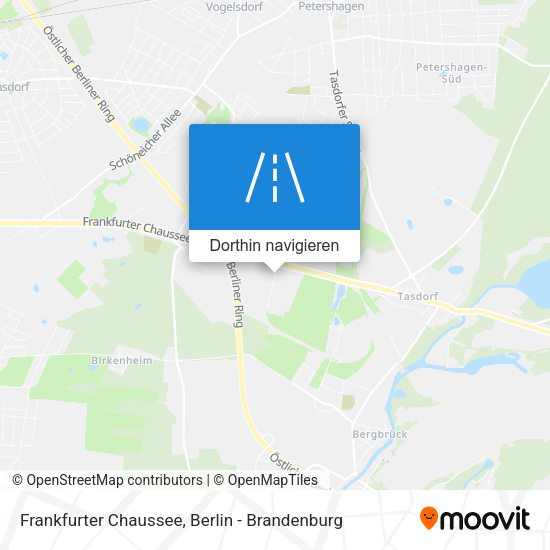 Frankfurter Chaussee Karte