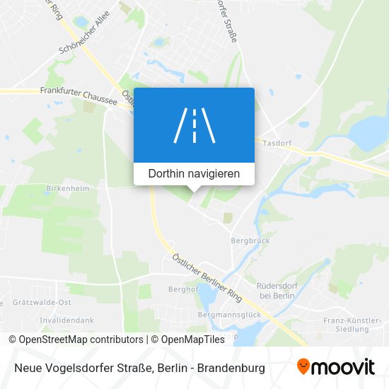 Neue Vogelsdorfer Straße Karte