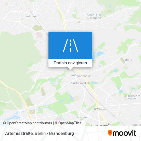 Artemisstraße Karte
