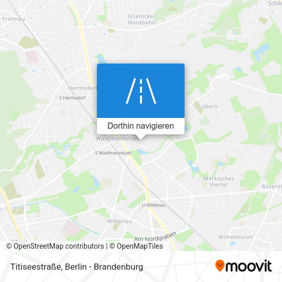 Titiseestraße Karte