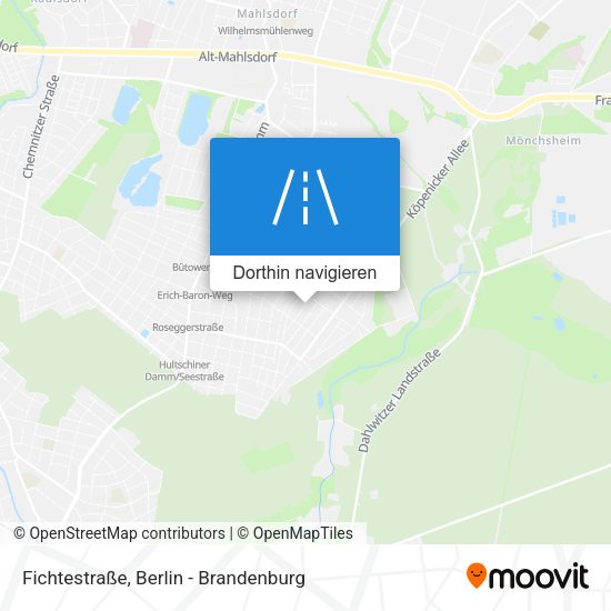 Fichtestraße Karte