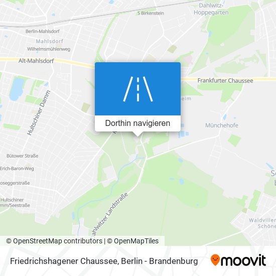 Friedrichshagener Chaussee Karte