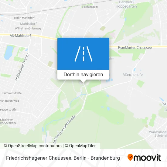 Friedrichshagener Chaussee Karte