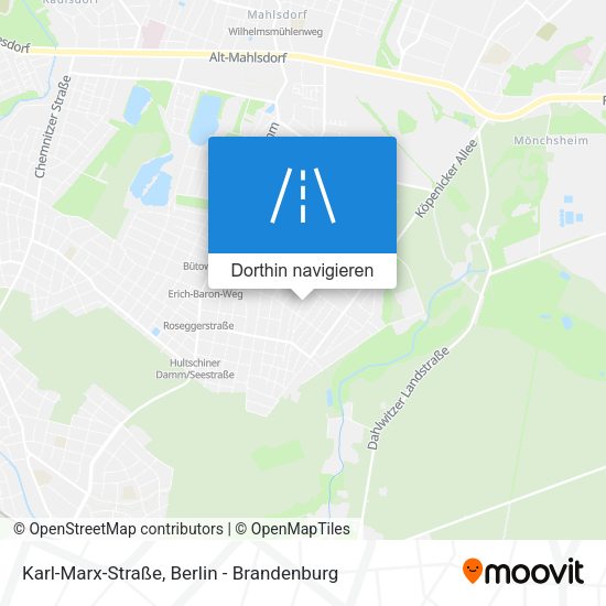 Karl-Marx-Straße Karte