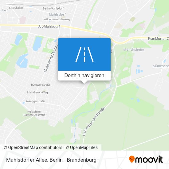 Mahlsdorfer Allee Karte