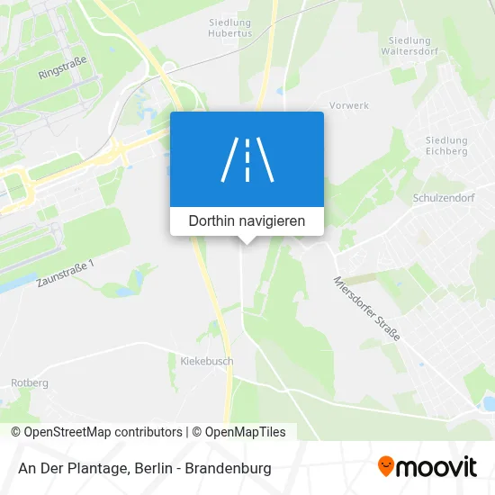 An Der Plantage Karte