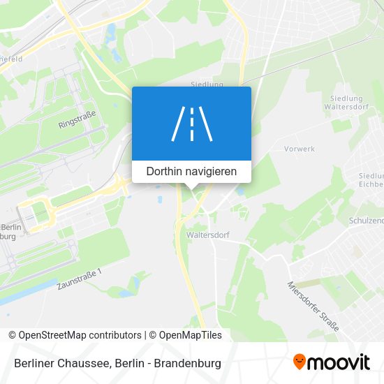 Berliner Chaussee Karte