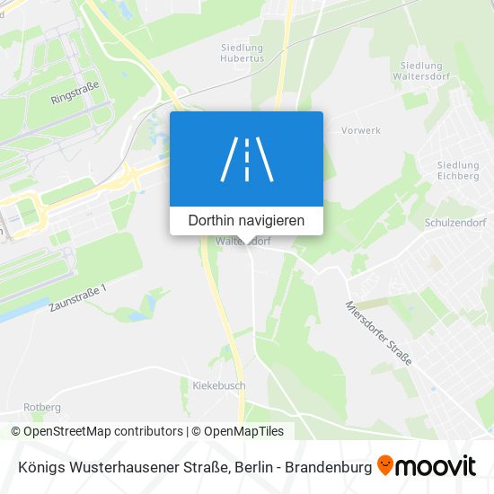 Königs Wusterhausener Straße Karte