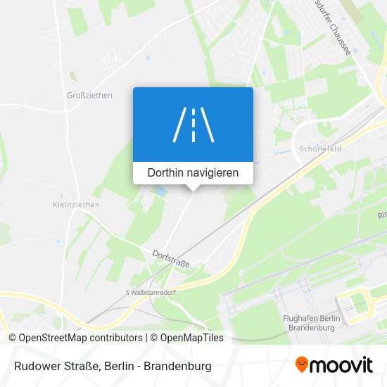 Rudower Straße Karte