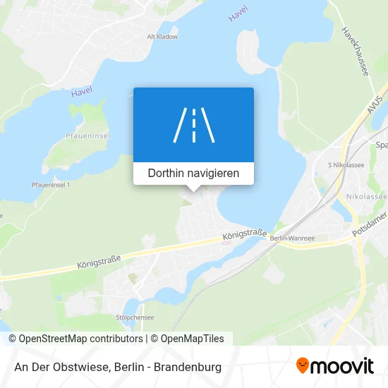 An Der Obstwiese Karte