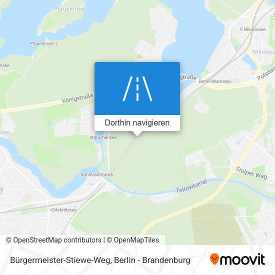 Bürgermeister-Stiewe-Weg Karte