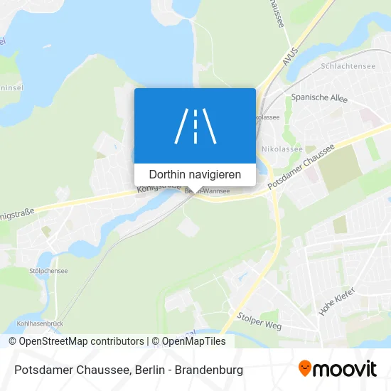 Potsdamer Chaussee Karte