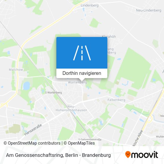 Am Genossenschaftsring Karte