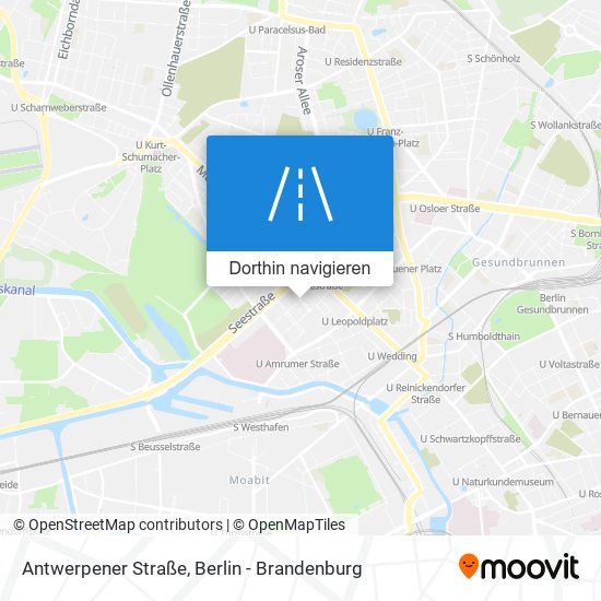 Antwerpener Straße Karte