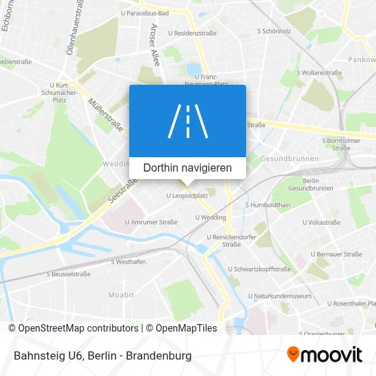 Bahnsteig U6 Karte
