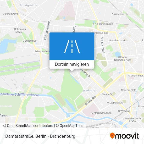 Damarastraße Karte