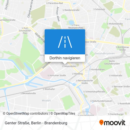 Genter Straße Karte