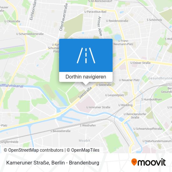 Kameruner Straße Karte