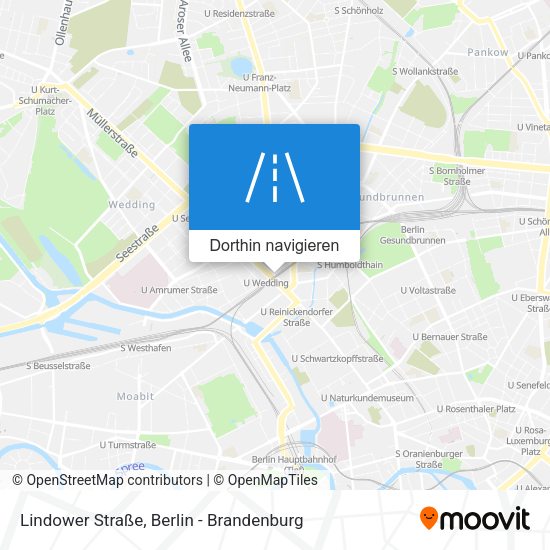 Lindower Straße Karte