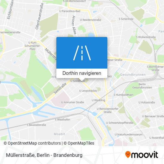 Müllerstraße Karte