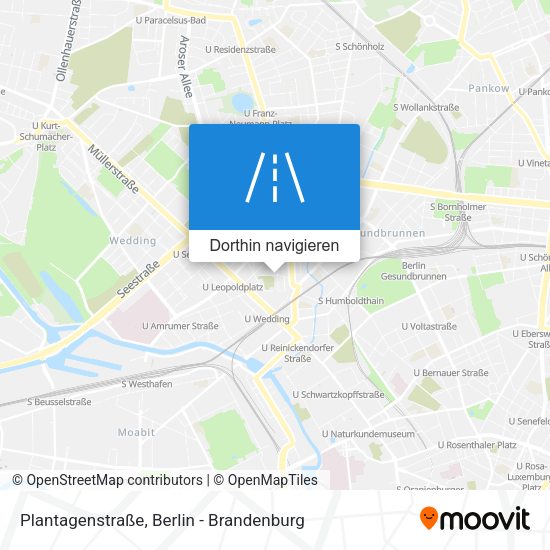 Plantagenstraße Karte