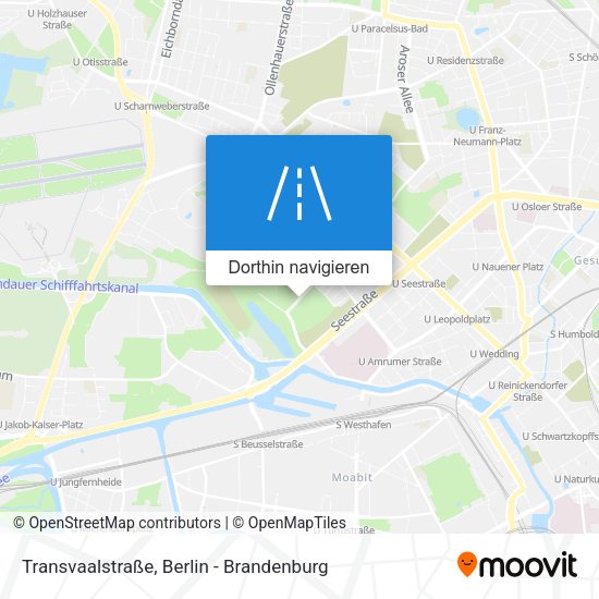 Transvaalstraße Karte