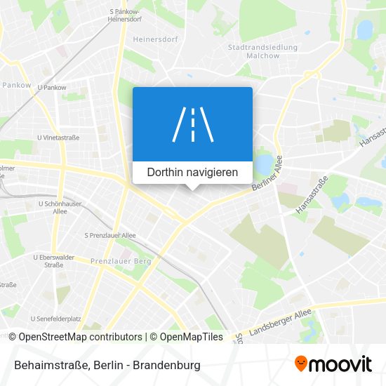 Behaimstraße Karte