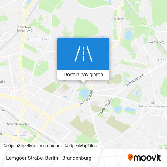 Lemgoer Straße Karte