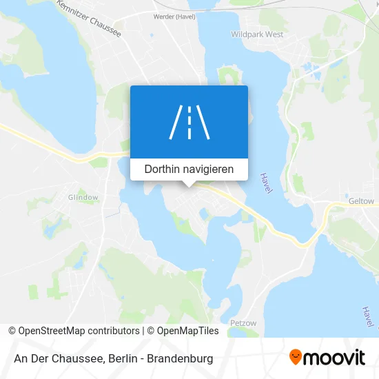 An Der Chaussee Karte