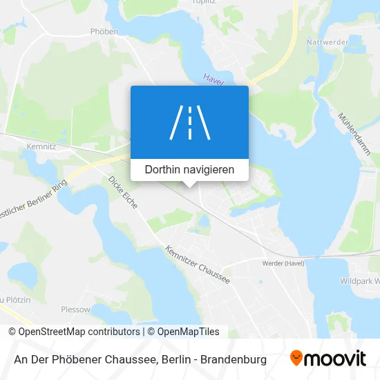 An Der Phöbener Chaussee Karte