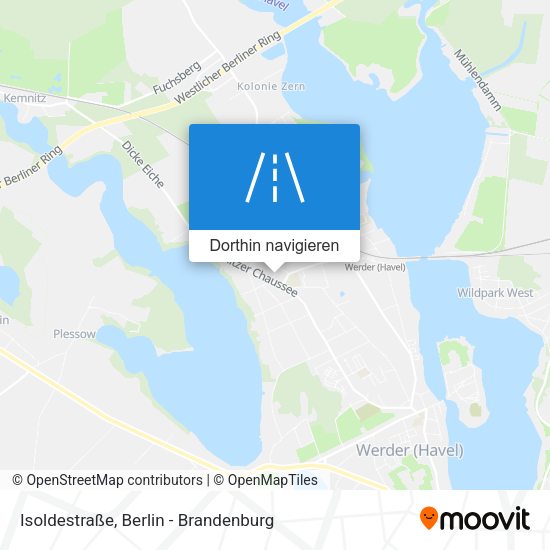 Isoldestraße Karte