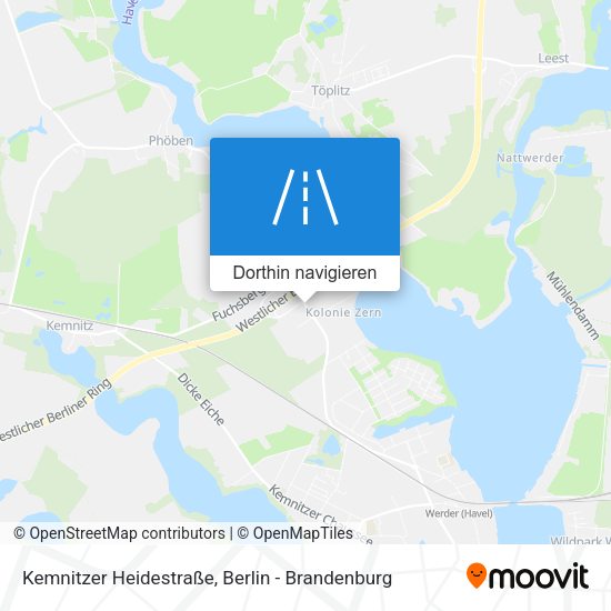 Kemnitzer Heidestraße Karte