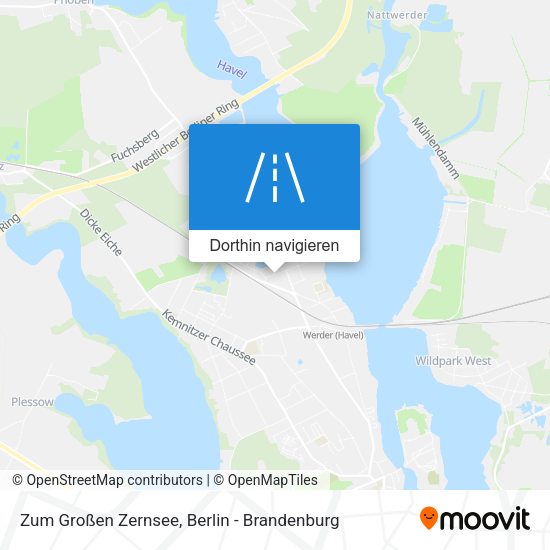 Zum Großen Zernsee Karte