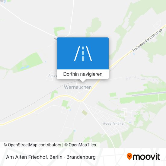 Am Alten Friedhof Karte