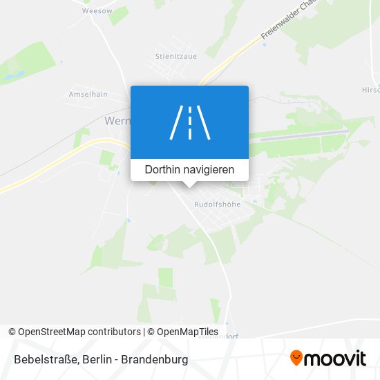 Bebelstraße Karte