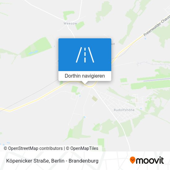 Köpenicker Straße Karte