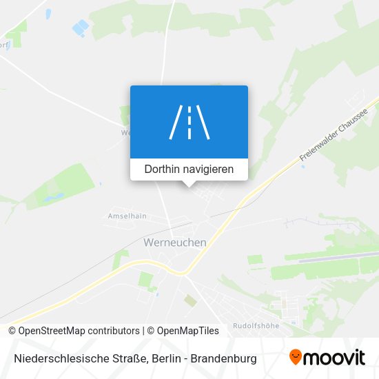 Niederschlesische Straße Karte
