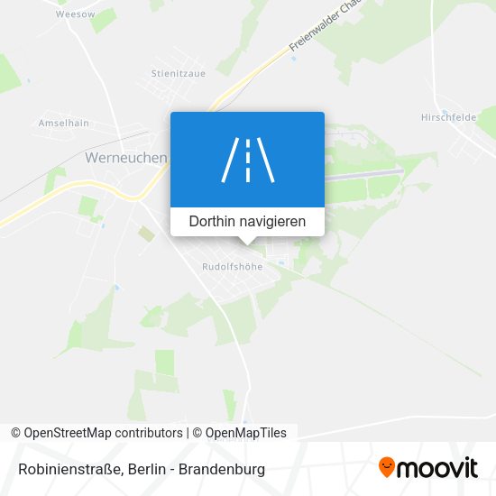 Robinienstraße Karte