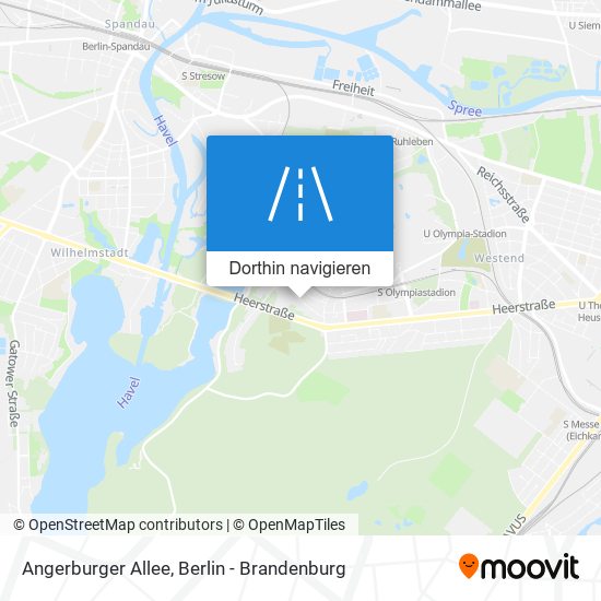 Angerburger Allee Karte