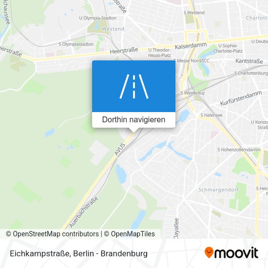 Eichkampstraße Karte