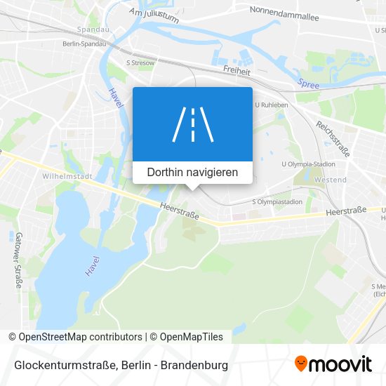 Glockenturmstraße Karte