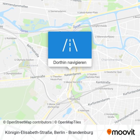 Königin-Elisabeth-Straße Karte